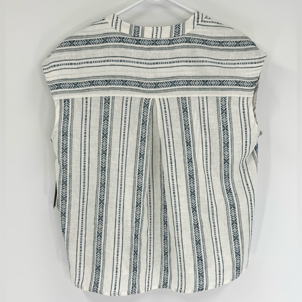 Liverpool‎ Los Angeles Women's Linen Blend Oversized Sleeveless Top, Size S, NWT - Picture 4 of 9